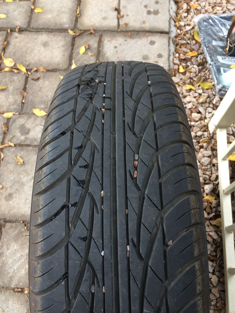 For Sale set of 280z Iron cross rims with new 205/70/14 tires